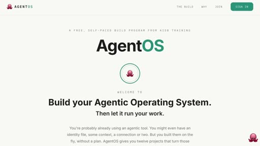 Introduction: The AI Daily Brief / Newgard Gaspar — Agent OS program overview