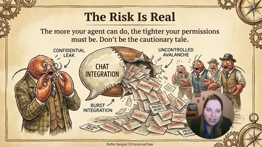 The Risk Is Real — agent permissions security warning