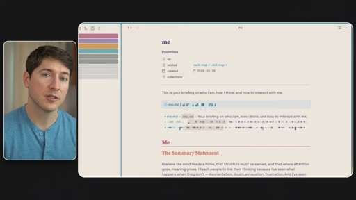 me.md top — file path links to vault-map and skill-map